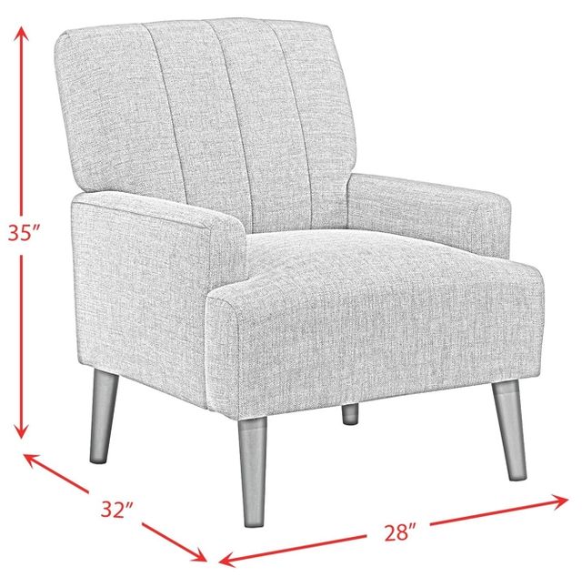 Elements International Kiwi Palmer Gray Chair-2