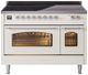 Ilve® Nostalgie II Series 48" Antique White Pro Style Induction Range-0