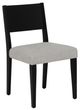 Powell® Cosgrove Black/Light Gray Upholstered Side Chair-0