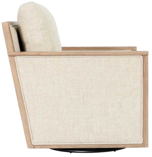 Classic Home Norman Natural Swivel Accent Chair-3