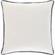 Surya Fenna Ivory 18"x18" Toss Pillow with Polyester Insert-3