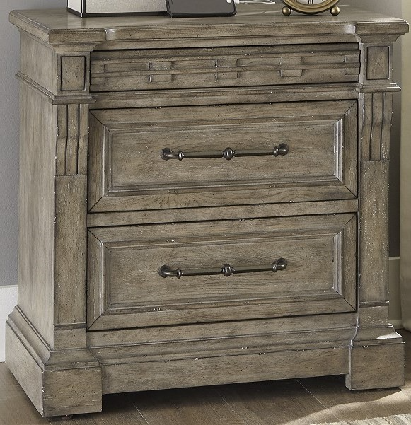 Taupe nightstand sales