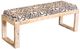 Coaster® Aiden Black/White Sled Leg Upholstered Accent Bench-0