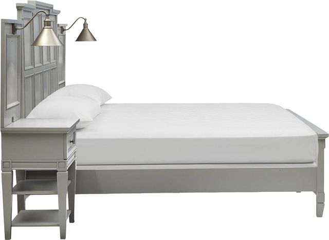 Magnussen® Home Glenbrook Pebble Complete California King Wall Bed-2