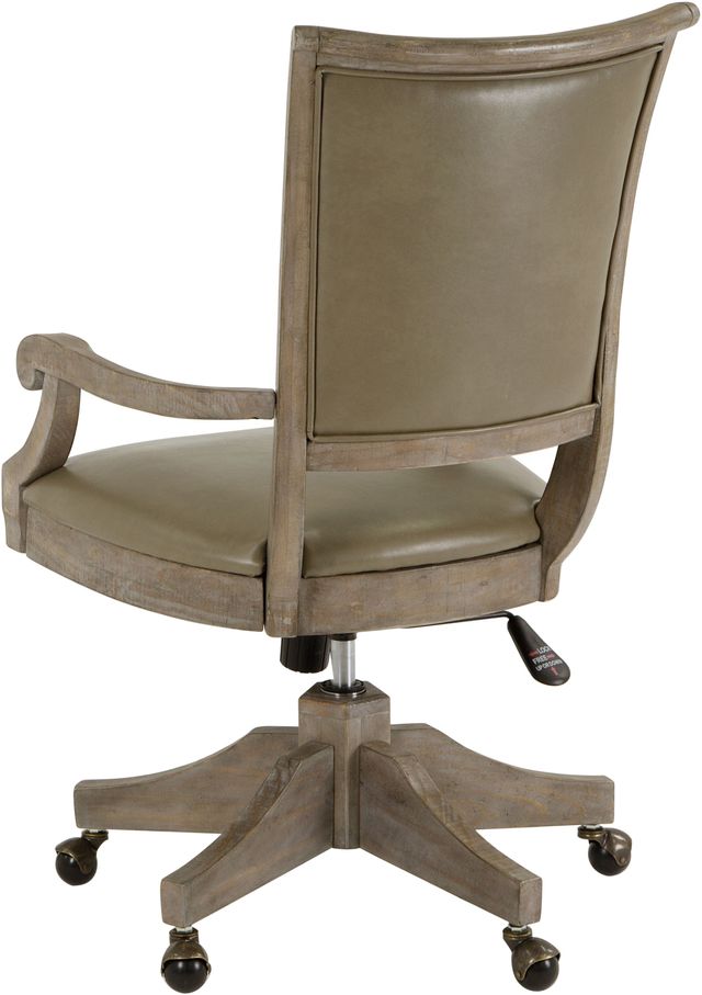 Magnussen Home® Lancaster Dovetail Grey Swivel Chair-1