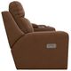 La-Z-Boy® Emmons Oak Leather Power Reclining Loveseat with Console, Headrest and Lumbar-2