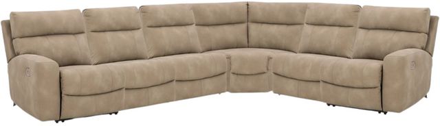 Signature Design by Ashley® DuraPella 6-Piece Sand Power Reclining L-Shape Power Reclining Sectional-0