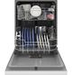 GE® 24" White Built-In Dishwasher-3