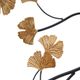 Olliix by Madison Park Golden Gingko Leaves 3 Piece Black/Gold Metal Wall Decoration Set-1
