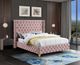 Meridian Furniture Savan Pink King Bed-4