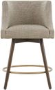 Olliix by Madison Park Grey Mateo Swivel Counter Stool-0