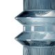 A & B Home 2-Piece Blue Fluted Accent Vase Set-3