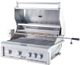 Heat 4-Burner Stainless Steel Built In Natural Gas Grill-3