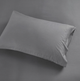 Olliix by Clean Spaces Charcoal Infused Charcoal Twin Solid Microfiber Sheet Set-3