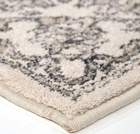 Orian Riverstone Persian Tonal Light Gray 5'x8' Area Rug-2