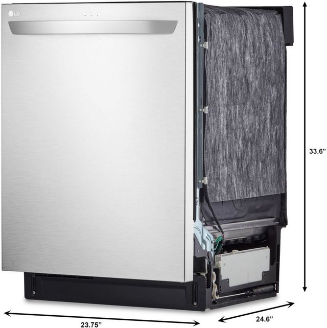 LG 24" PrintProof™ Stainless Steel Built In Dishwasher-11