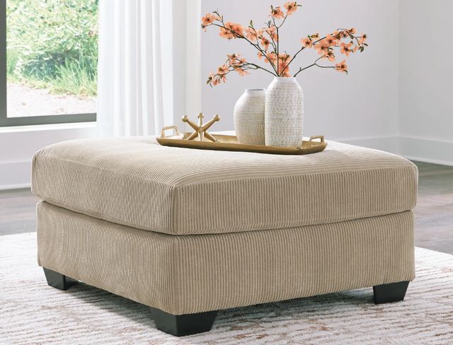 Signature Design by Ashley® SimpleJoy Sand Oversized Accent Ottoman-1