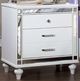 Furniture of America® Brachium White Nightstand-0