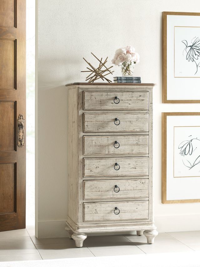 Kincaid® Furniture Weatherford Devon Cornsilk/Heather Lingerie Chest-1
