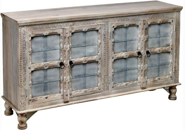 Jaipur Furniture Schumann White Wash Cabinet-0