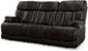 Flexsteel® Clive Brown Power Reclining Sofa with Power Headrests and Lumbar-2