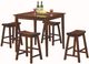 Mazin Furniture Saddleback 5 Piece Counter Height Set-1