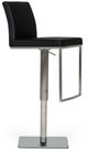VIG Furniture Modrest Folsum Black/Brushed Stainless Steel Bar Stool-0