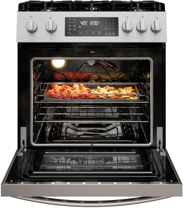 Kenmore® 30" Fingerprint Resistant Stainless Steel Slide-In Gas Range with True Convection and Air Fry-2