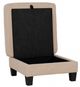 Furniture of America® Cinderford Beige Storage Ottoman-4