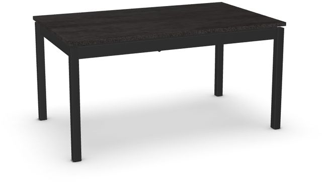 Amisco Customizable Zoel 84" Thermo Fused Laminate Rectangular Table with Butterfly Leaf -0