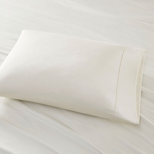 Olliix by Sleep Philosophy Ivory California King 300 Thread Count Liquid Cotton Sheet Set-2