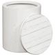 Liberty Furniture Modern Farmhouse Flea Market White Drum End Table-2