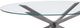 Bassett Mirror Deen Glass Top Oval Cocktail Table with Gunmetal Base-1