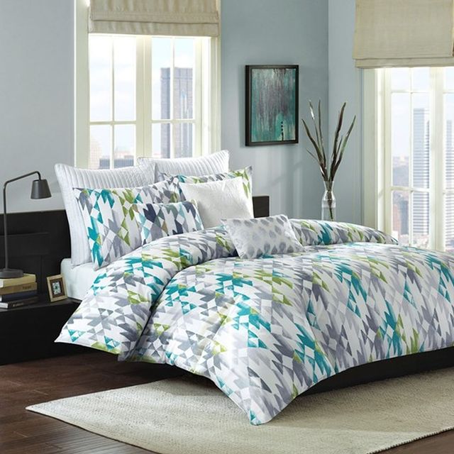 Olliix by INK+IVY White Camila Quilted Euro Sham-1