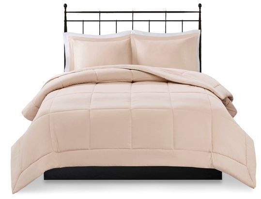 Olliix by Madison Park Sarasota Blush King/Cal King Microcell Down Alternative Comforter Mini Set-1