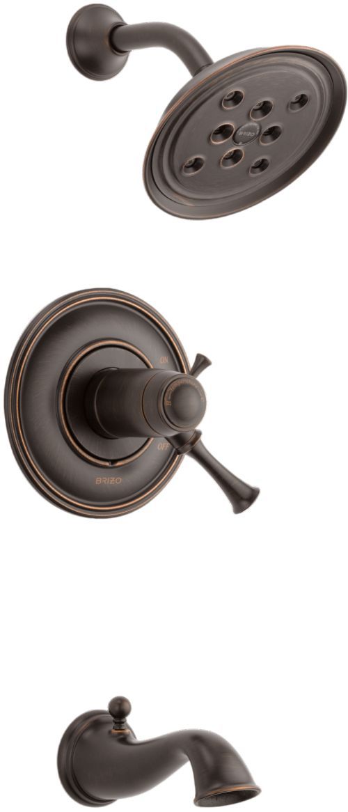 Brizo Baliza® Venetian Bronze® TempAssure® Thermostatic Tub/Shower-0