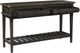 aspenhome® Reeds Farm Weathered Black Sofa Table-1