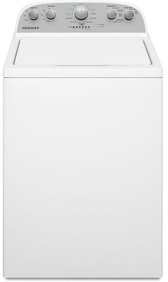 Crosley® 3.8 Cu. Ft. White Agitator Top Load Washer