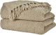 Nourison Home™ Lifestyle Beige 70"x103" Throw Blanket-0