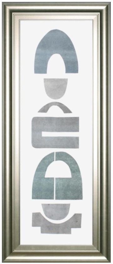 Classy Living Rob Delamater Neutral Totems VII Wall Art-0