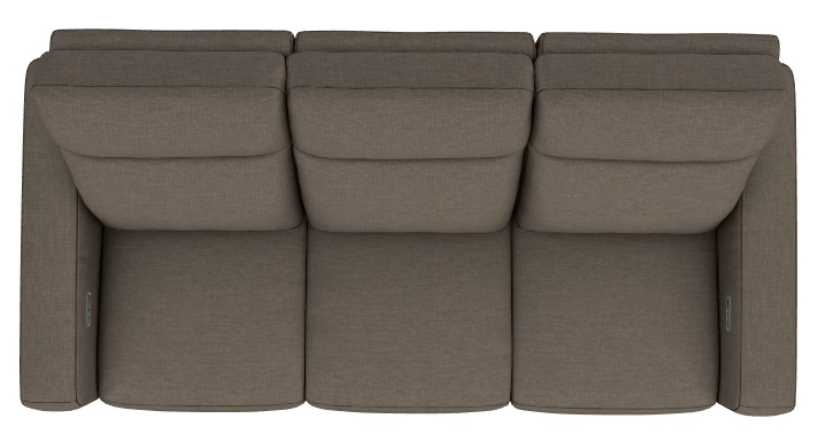 La-Z-Boy® Acadia Cocoa Power Reclining Sofa with Headrest | Dewey