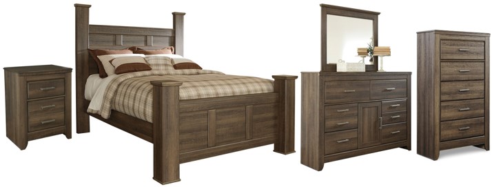 Juararo california king poster bed hotsell