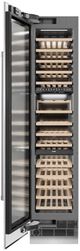 ZLINE 18 in. 9 Cu. Ft. Triple Zone 68 Bottle Left Hinge Column Wine Cooler in Satin Stainless Steel-1
