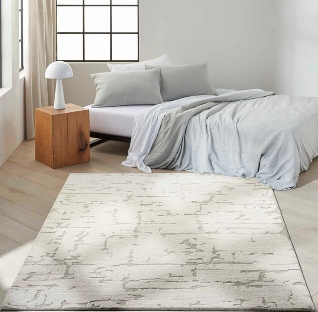 Nourison Home™ Calvin Klein CK009 Sculptural Ivory 5'x7' Area Rug-1