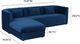 TOV Furniture Callie 2-Piece Navy Left Arm Facing L-Shaped Sectional-2