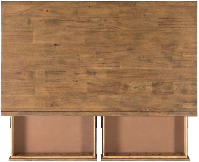 Elements International Boone 2-Piece Light Walnut Occasional Table Set-3