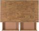Elements International Boone 2-Piece Light Walnut Occasional Table Set-3