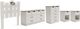 Signature Design by Ashley® Vaibryn 5-Piece White Twin Panel Headboard Set-0