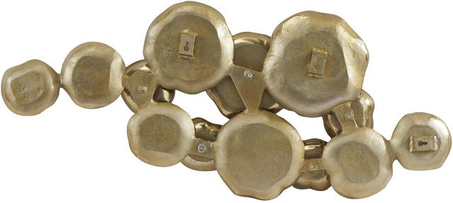 Deco Marche Gold Plate Wall Decor with Uneven Edges-1