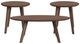 Elements International Theo 3-Piece Walnut Occasional Table Set-0